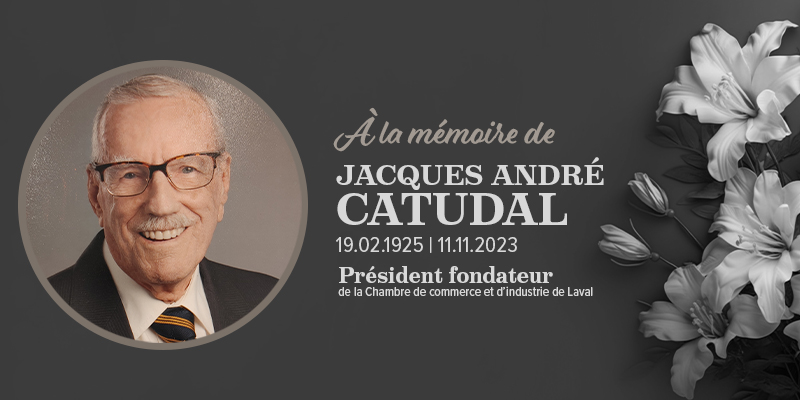 À la mémoire de M. Jacques André Catudal